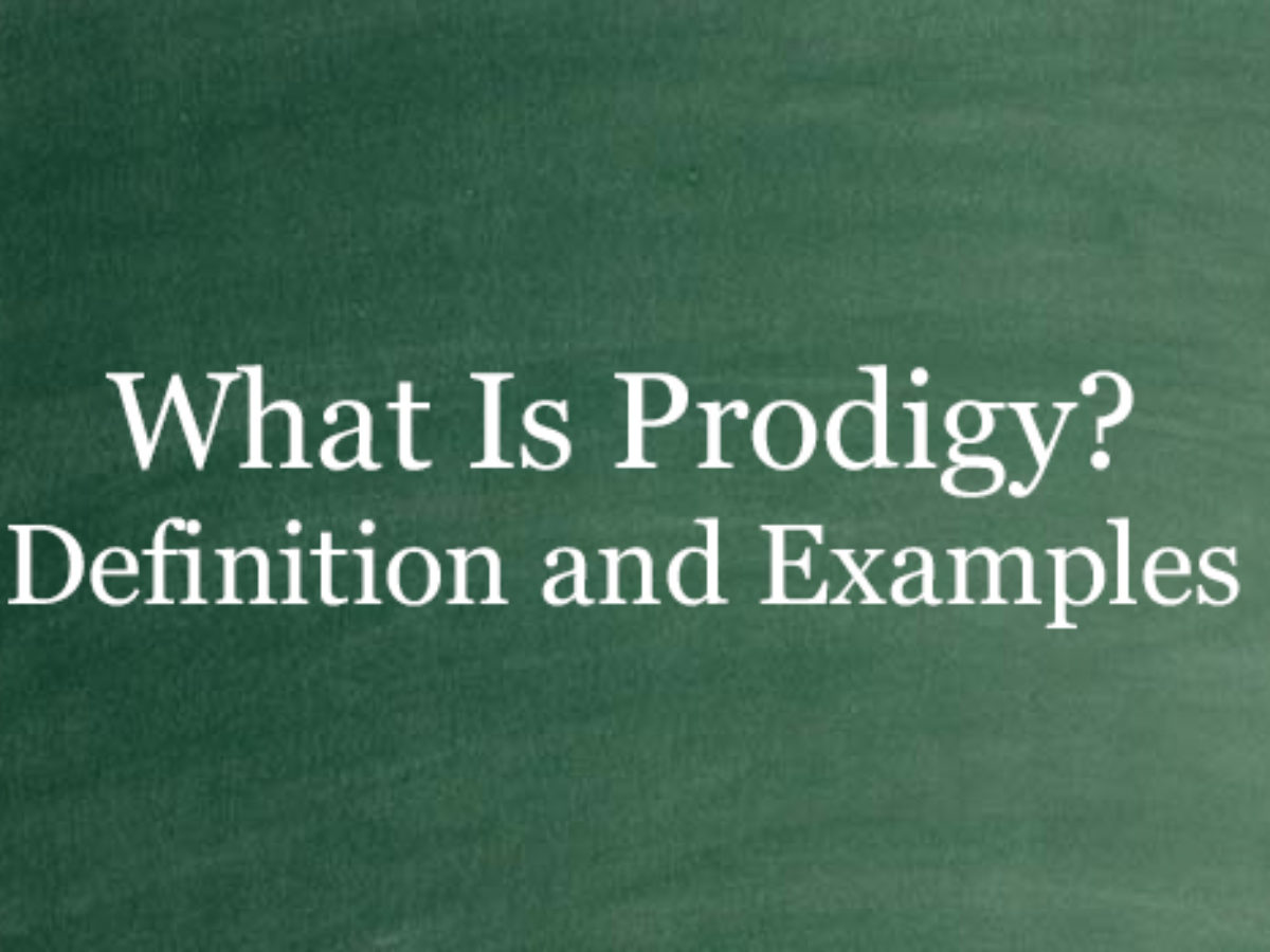 what does prodigy mean