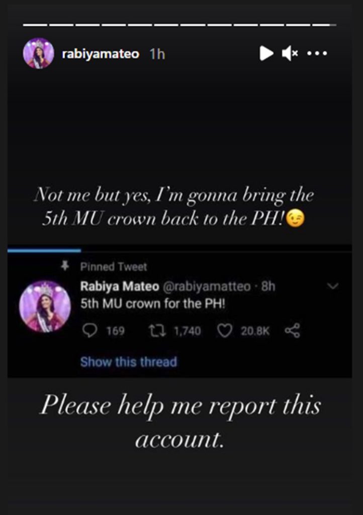 rabiya mateo post
