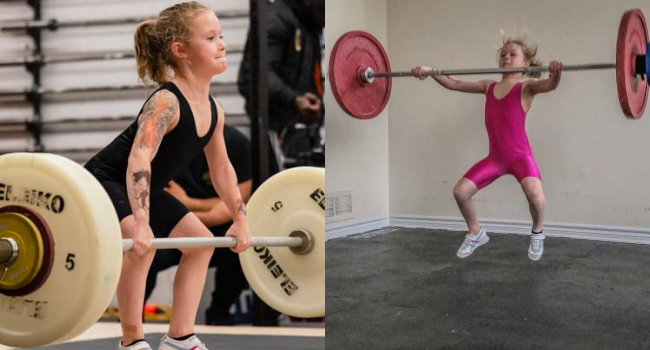 Rory van Ulft is 'Strongest Girl in the World', Deadlifts 80kg and Squats  61kg