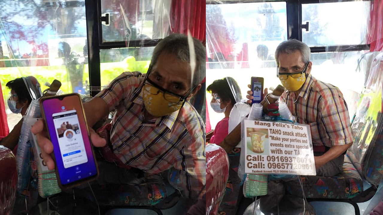 Concerned Netizen Helps Elderly Taho Vendor to Find Customers Online