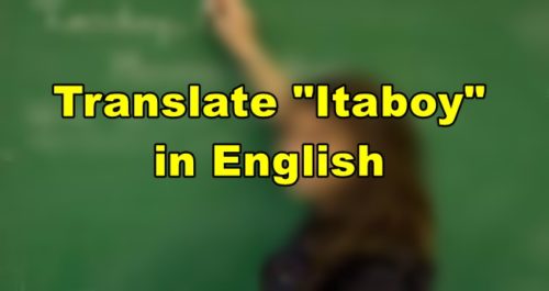 Itaboy in English