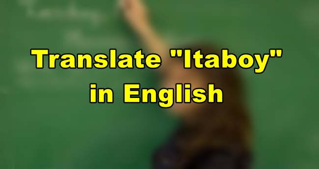 Itaboy in English