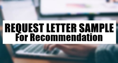 Request Letter Sample