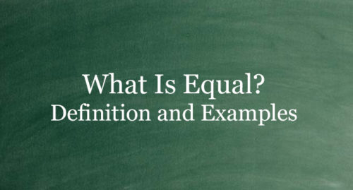 What Is Equal