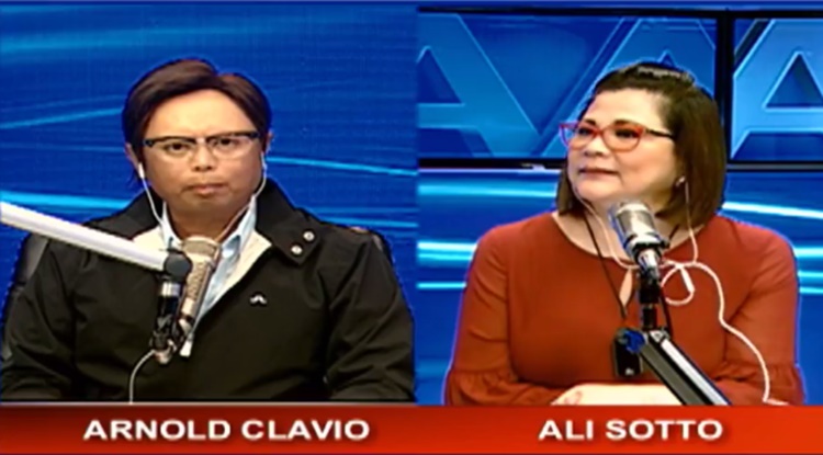 ali sotto Arnold Clavio