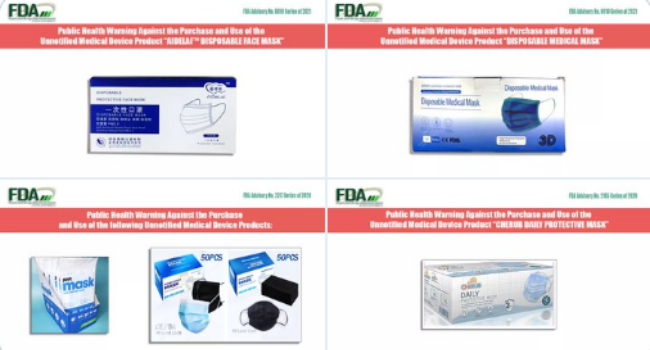 FDA Warns Public Against These Face Mask Brands