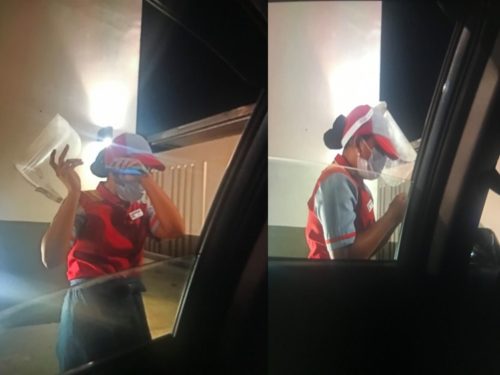 Lady Fast-Food Employee