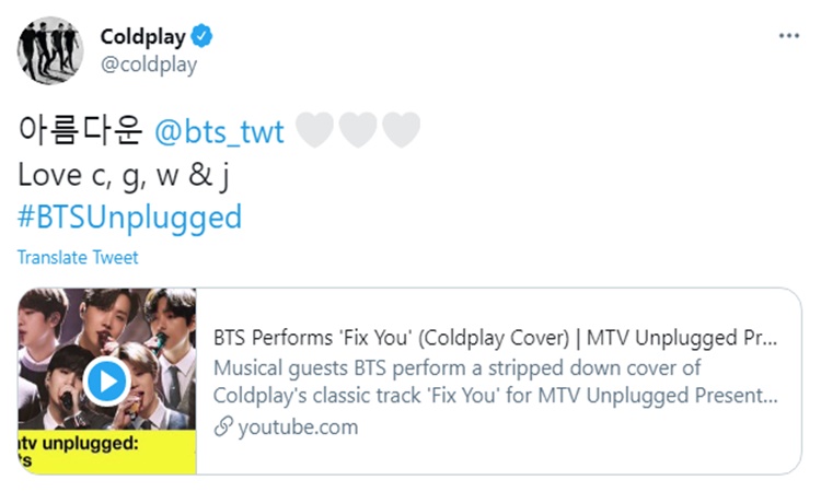 Coldplay-BTS