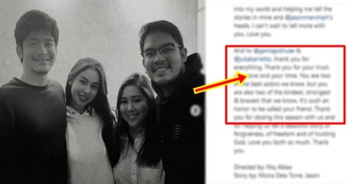 Moira dela Torre, Joshua Garcia, Julia Barretto, Jason Marvin Hernandez