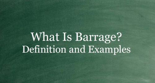 WHAT IS BARRAGE