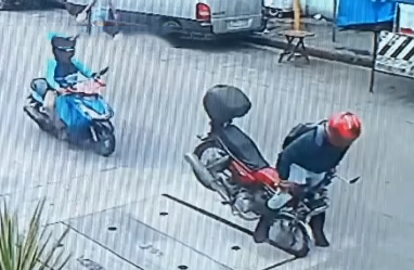 Rider Crashed Drainage Gap