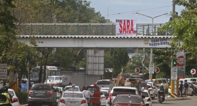 Run Sara Run Tarps Sprout In Cebu, Authorities Say It Lacks Permits