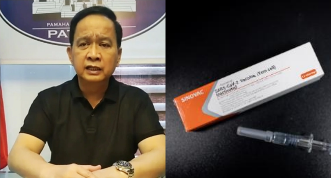 Pateros Mayor 1st For Sinovac Vaccination To Allay Public Fear