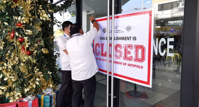 Another Antipolo Mall Shut Down After Violating Coronavirus Protocols