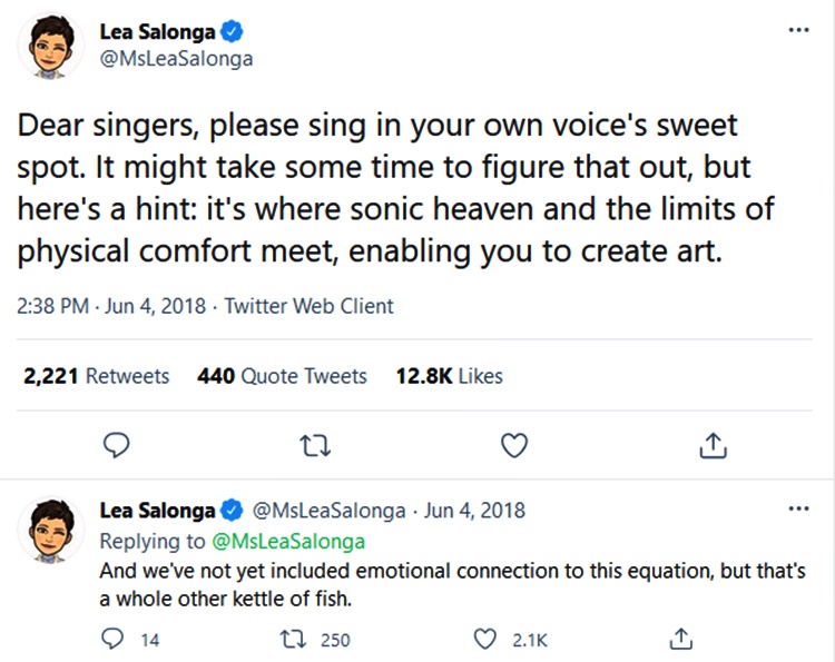 lea salonga tweet