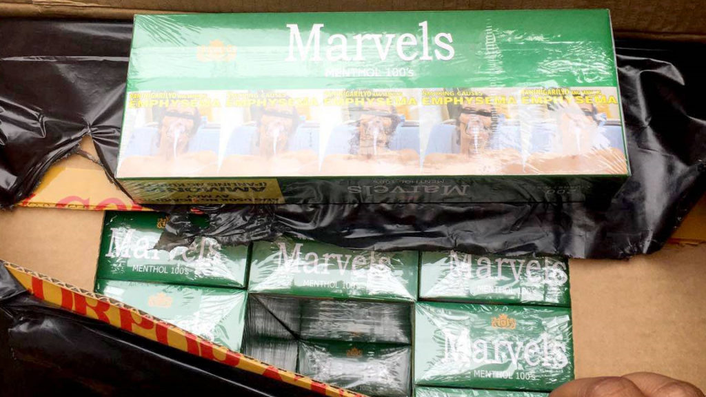 Smuggled Cigarettes from China