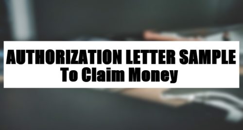 Authorization Letter Sample