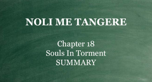 CHAPTER 18 NOLI ME TANGERE