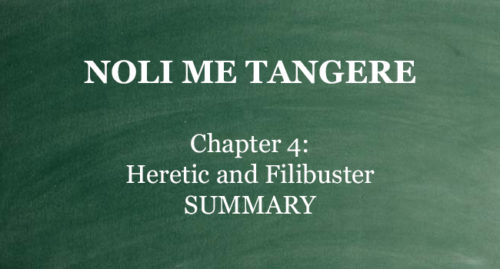 CHAPTER 4 NOLI ME TANGERE