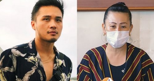 Claire dela Fuente's son Gigo de Guzman, Sharon dacera