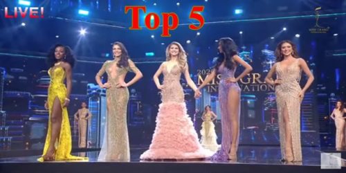 Miss Grand International 2020 top 5