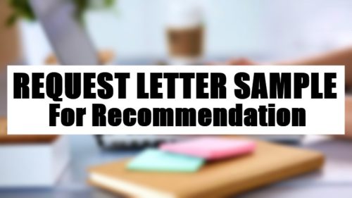 Request Letter Sample