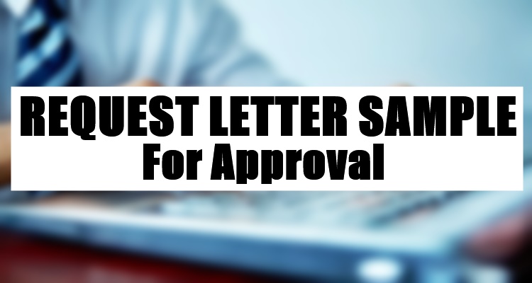 Request Letter Sample For Approval