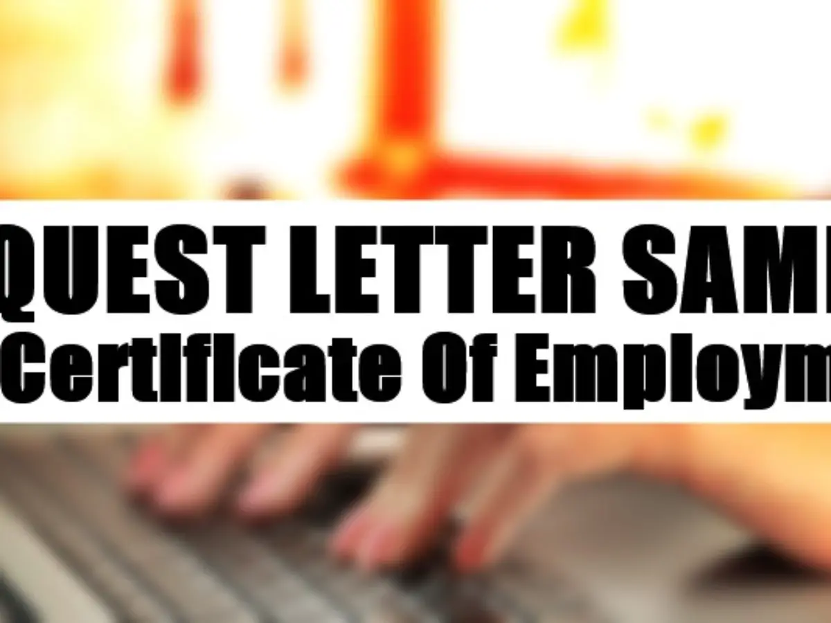 Request Letter Sample For Certificate Of Employment Inside Sample Certificate Employment Template