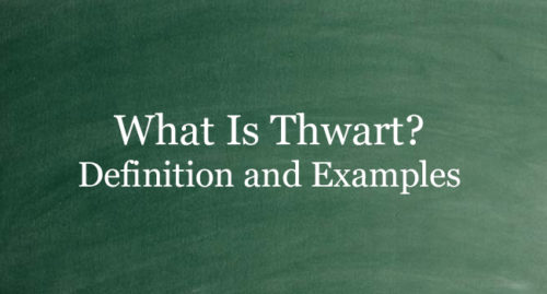 What Is Thwart