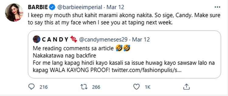 barbie imperial tweet