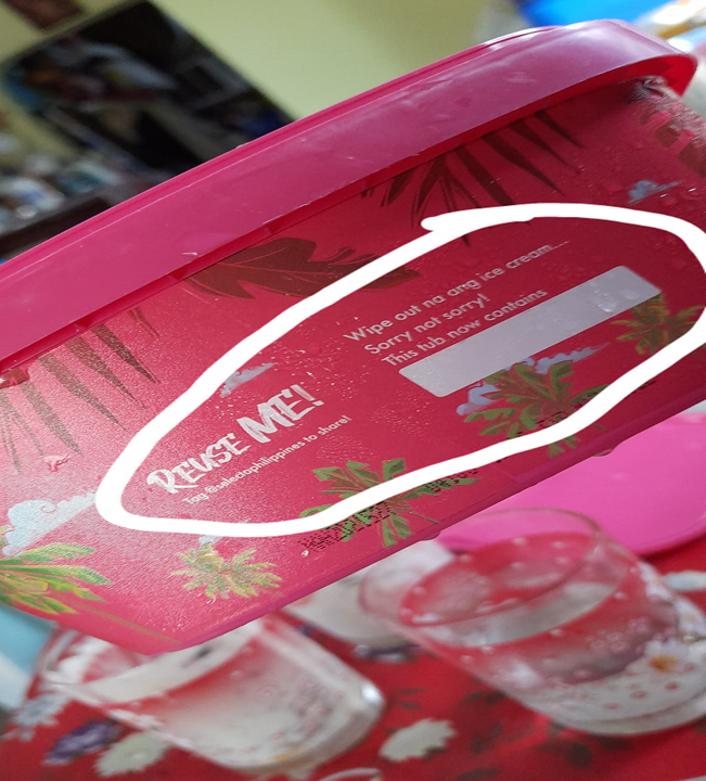 Ice Cream Brand Tub