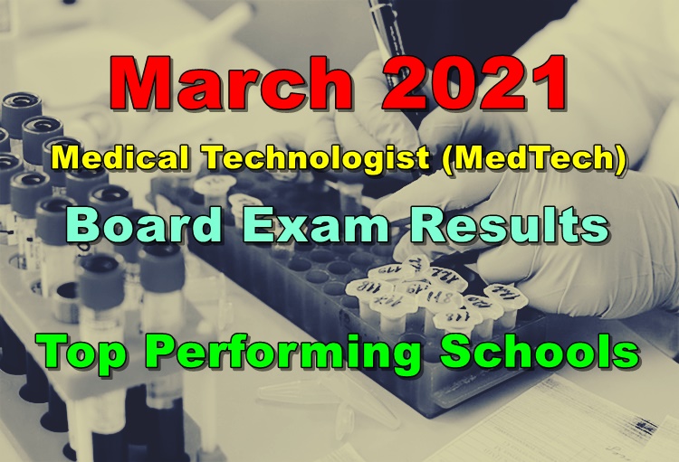 MedTech Board Exam Results March 2021 Top Performing Schools