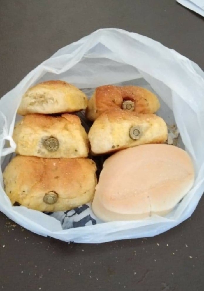 Pandesal Filled with Bullets