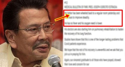 Former President Erap's Condition Now