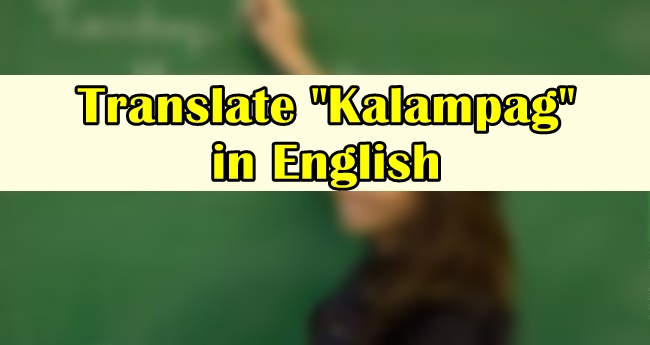 Kalampag in English