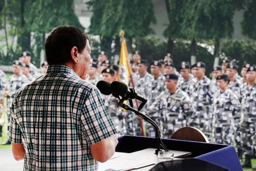 President Rodrigo Roa Duterte, PSG Staff