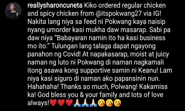 Sharon-Cuneta-IG-caption