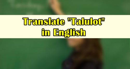 Talulot in English