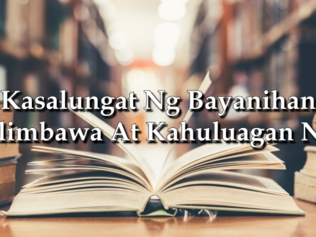 Kasalungat Ng Bayanihan Halimbawa At Kahuluagan Nito