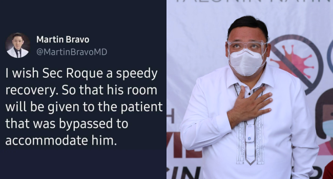 Netizens React To Roque Hospitalization: "I Wish A Speedy Recovery"