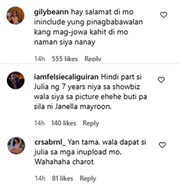 joshua garcia comments