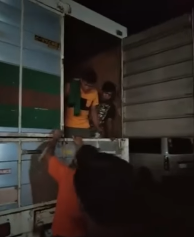Truck Smuggling Untested People