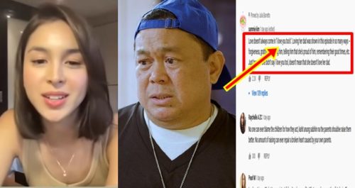 Julia Barretto, Dennis Padilla