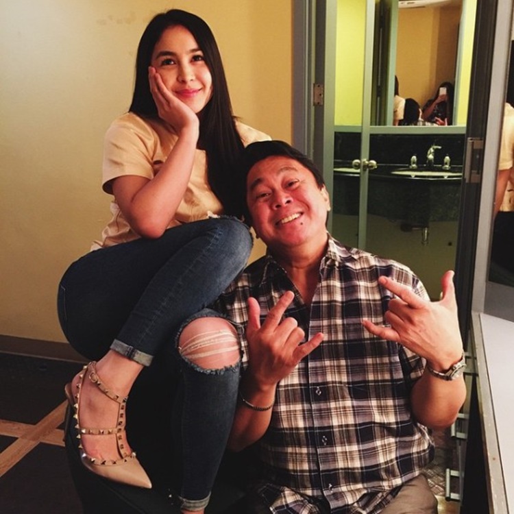 Julia Barretto and Dennis Padilla