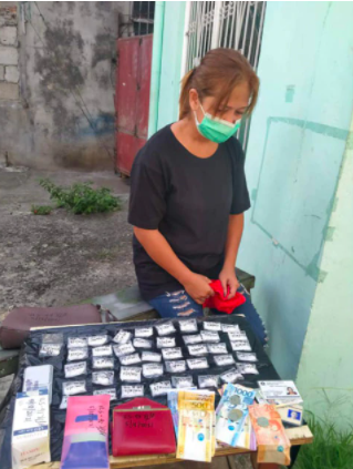 Illegal Drug Peddler Wife