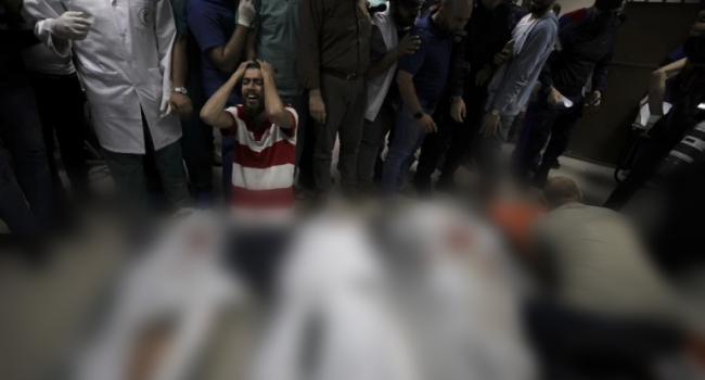 Gaza Medic Breaks Down After Witnessing Massacre In Gaza