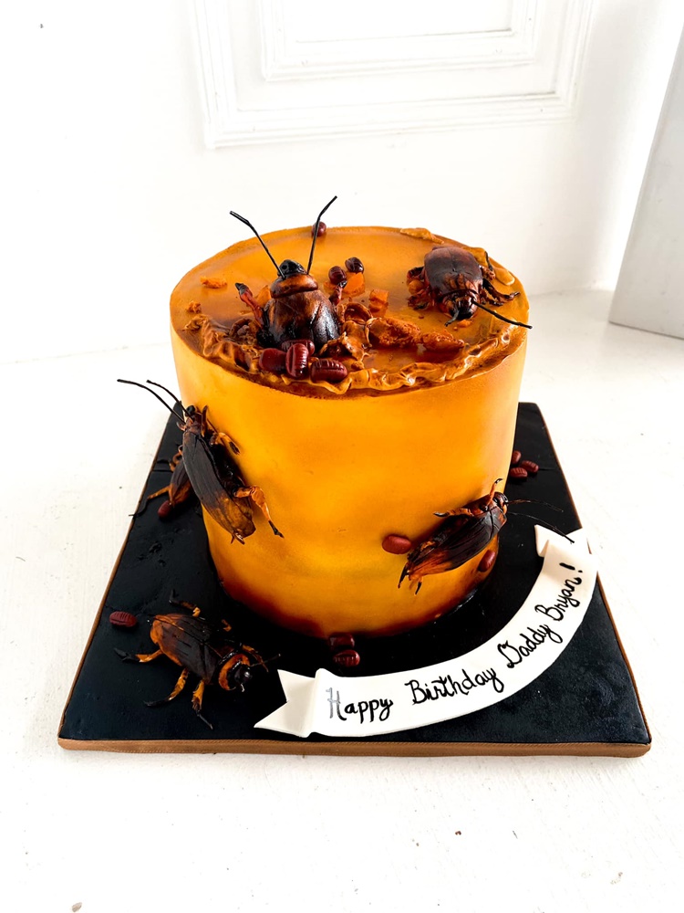 IPIS CAKE: Lady Netizen Makes Cockroach-Themed Cake