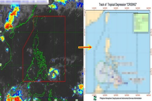 Tropical Depression Crising