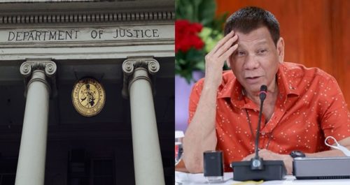 DOJ, President Rodrigo Roa Duterte