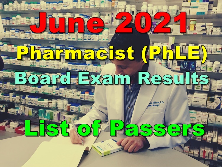 Pharmacist Board Exam Results